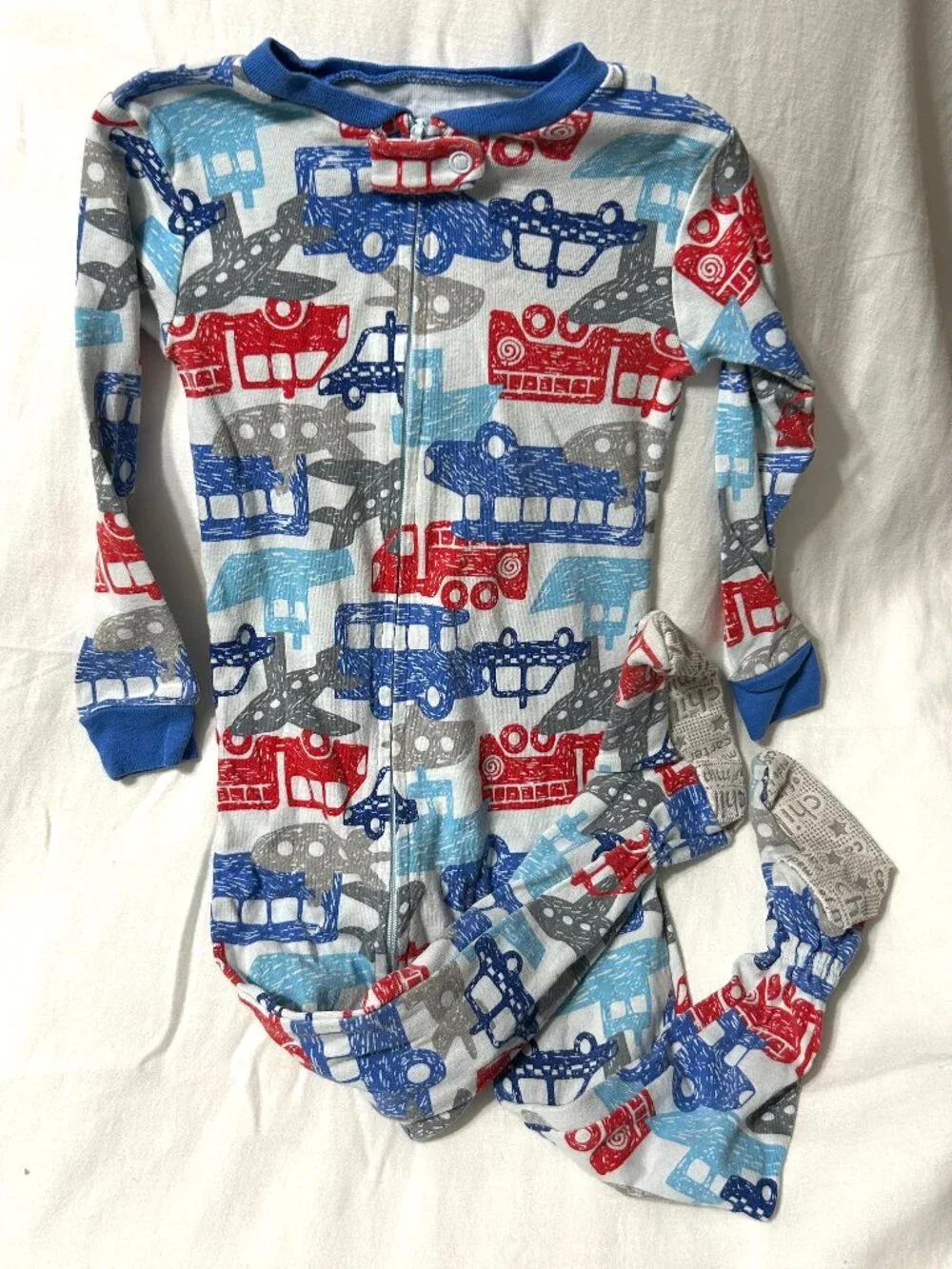 24 month footed sleeper pajamas 3 pieces Cotton long sleeve footy
